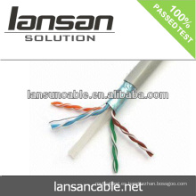 CAT6 4P * 23AWG 0.58mm pasar el cabo del lan del lan de la prueba del fluke cable al aire libre